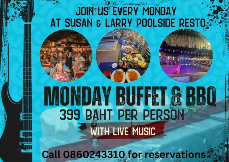 Susan & Larry Buffet & BBQ at Poolside Resto Susan & Larry Buffet & BBQ at Poolside Resto