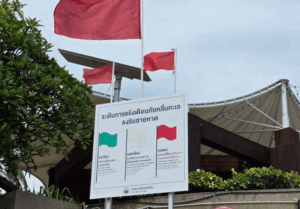 Surf, Storms, Safety (and Trash)MONSOON TRIGGERS SWIMMING WARNINGS, SPOILS BEACH