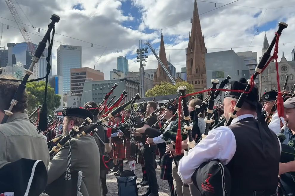 The Great Melbourne Bagpipe Bash