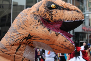 Lost On The BusWHERE IS MY INFLATABLE DINOSAUR COSTUME?