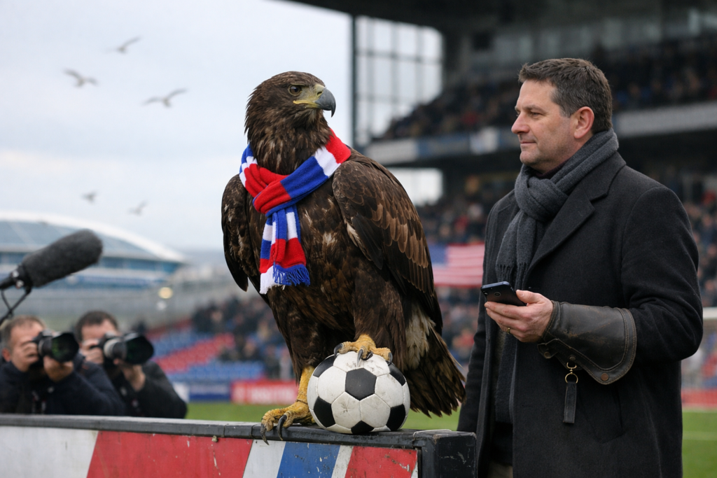The Eagle’s Not Landing!PALACE STUNNED AS LIVE EAGLE MASCOT REQUESTS TRANSFER