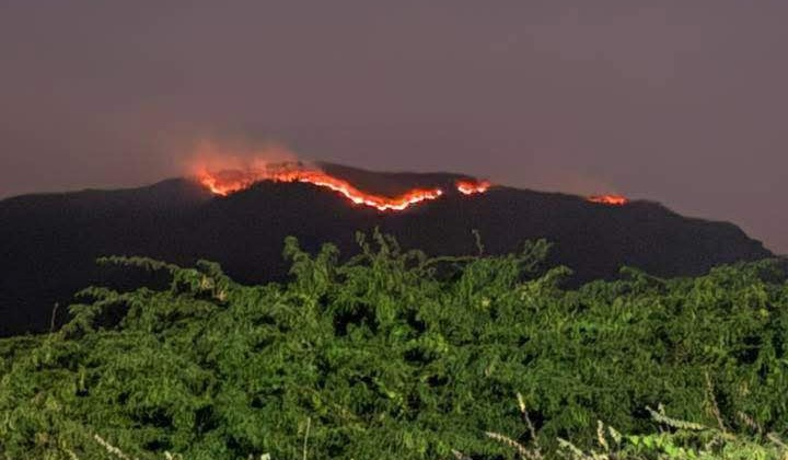 Smokey MountainsFIREFIGHTERS BATTLE FOREST FIRES NEAR HUA HIN